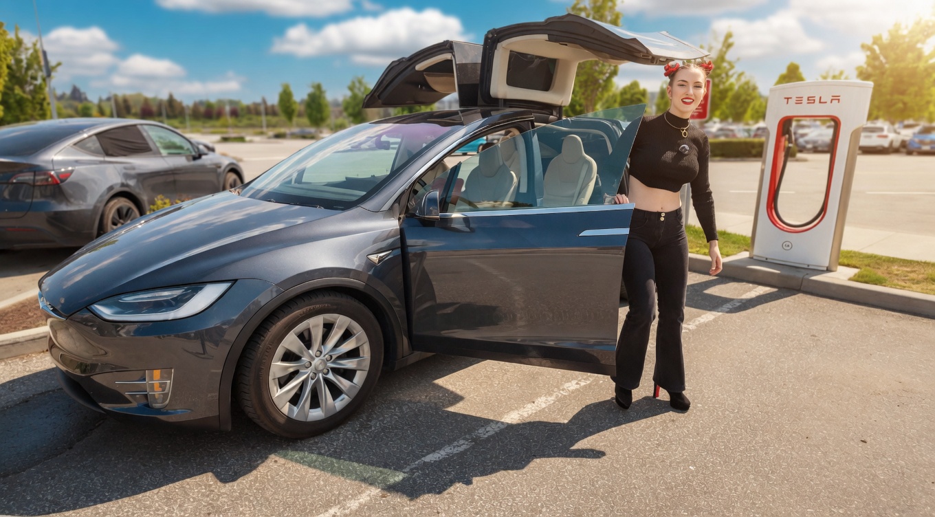 Piper Blush, host of 2 Girls 1 Electric Car